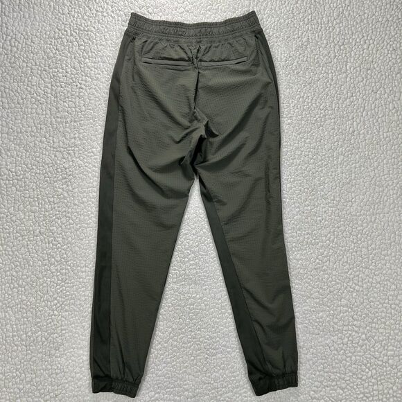 Athleta Textured Brooklyn Jogger Women’s 2 Pants Dark Olive Green Athliesure Gym - Picture 2 of 10